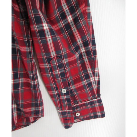 Untuckit Shirt Large Button Down Plaid Preppy Collared Woven Cotton - Picture 3 of 11